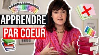 APPRENDRE RAPIDEMENT SANS FICHES (Partiels Droit, CRFPA)