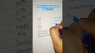 Doctors Handwriting।। Amusing handwriting।।