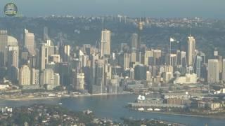 MOST BEAUTIFUL Sydney Cockpit Landing on B737-800 with HUD - great Downtown views!! [AirClips]