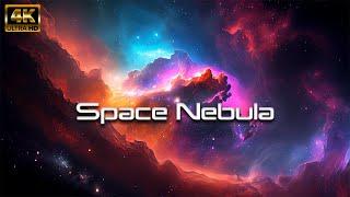 Space Nebula Ambient Music 4K | Sleep Music | Meditation | A Cosmic Oasis for the Mind.