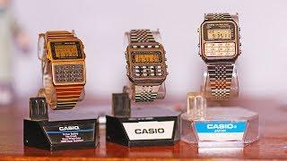 1980's Casio Calculator watches CA-851 CFX-200 DBC-620