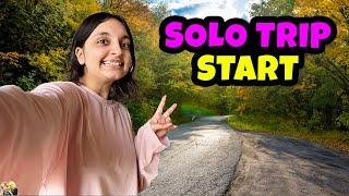 SOLO TRIP START | Aayu and Pihu Show