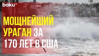 Опубликованы кадры последствий обрушившегося на южные штаты США мощного урагана Хелен