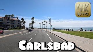 Driving Around Beautiful Carlsbad, California in 4k Video