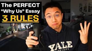 How to Write the PERFECT Why Our School Essay in 2024 | Ivy League Supplemental Masterclass