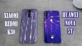 Xiaomi Redmi K30 vs Huawei Nova 5T | SpeedTest and Camera comparison