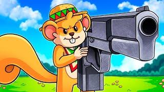 Soy una ardilla... ️ SILVIOGAMER en SQUIRREL with a GUN 