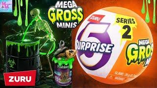 Unboxing MORE 5 Surprise Mega Gross Minis Series 2!! ( What is That Smell?)