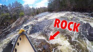 Canoeing an Old Logging River | Whitewater Rescue and Snow