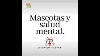 ¿Sabes como ayudan las mascotas en tu salud mental?  #saludmental #mascotas #psicoterapiaonline