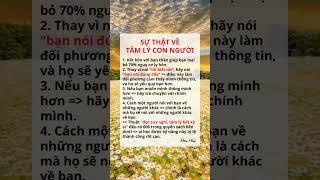 Sự thật về tâm lý con người  #bahadi #xuhuong