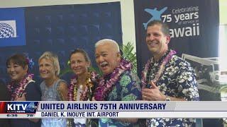 United Airlines celebrates 75 years of Hawaii flights