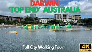 Darwin, Australia Full City Walking Tour | 4K 60FPS