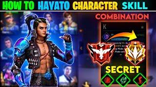 Hayato Character Skill Combination 2024 || Cs Rank Best Character Combination || Hayato Ability