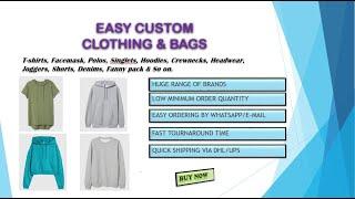 Premium Custom Clothing Manufacturer in Bangladesh I Essential Apparel Co. I  Short Lead time