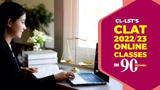 CLAT 2022/23 Online Classes in 90 Seconds | Career Launcher