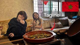 American Family Enjoys Moroccan Tagine 