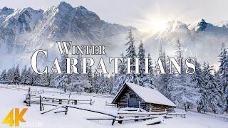 Winter The Carpathians 4K Ultra HD • Enchanting Winter, Scenic Relaxation Film with Calming Music.