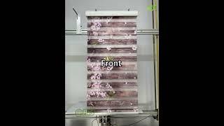 Personalized customized zebra blind #homedecor  #home #creativeblinds #curtains #bedroomdecor