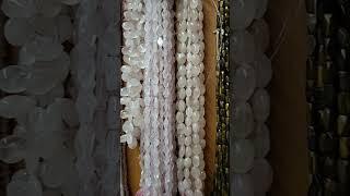 Genuine Natural Semi precious stone beads store in wholesale market of chandni chowk Delhi India