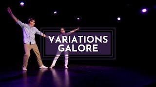 LINDY HOP CHOREOGRAPHY with Variations Galore by Peter Strom and Naomi Uyama