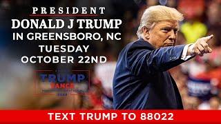 LIVE: President Trump in Greensboro, NC