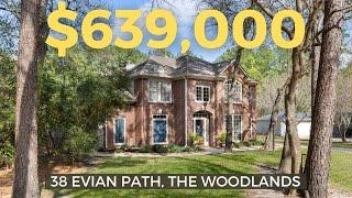 The Woodlands Texas Home Tour // $639,000 with BACKYARD OASIS