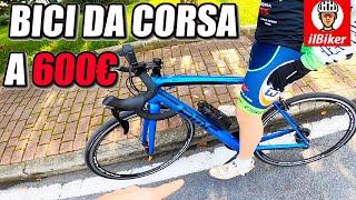 BICI DA CORSA A 600 EURO  | Ottima per iniziare "Prima uscita su strada per Matteo"