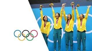 Australia Set New Olympic 4 x 100m Freestyle Record - London 2012 Olympics