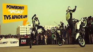 PowerDrift Specials: TVS Apache RTR Stunting (Team Throttlerz)