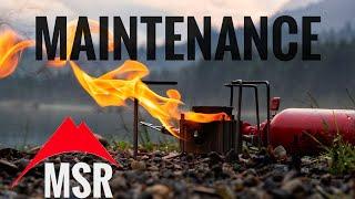 MSR Stove Maintenance dragonfly