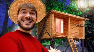 CONSTRUIRE UNE CABANE DANS LES ARBRES EN 24H !