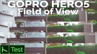 GoPro HERO5 Black - Field of View comparison (FOV)