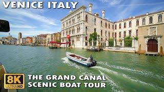 Venice Italy Grand Canal Boat Tour 8K