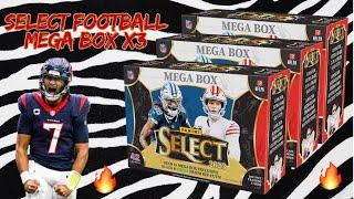  2023-24 SELECT FOOTBALL MEGA BOX OPENING X3 - INSANE BOXES  ROOKIE ZEBRA, 2 BIG STROUDS, & MORE 