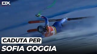 Caduta per Sofia Goggia a Saint Anton | Downhill | 2025 