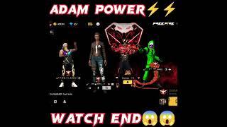 Adam power noob to pro tips and tricks#shorts #freefire