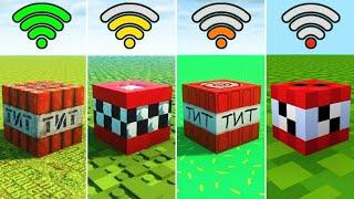 minecraft tnt with different Wi-Fi - LARGE compilation