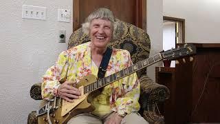 Linda Lee and her 1953 Les Paul Gold Top Electric Guitar