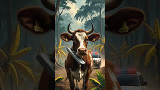 The Brave Cow vs the Wild Bear  | Heart-Touching AI Short Story