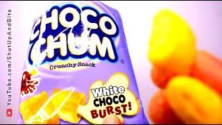 ASMR Mukbang | MOBY CHOCO CHUM WHITE CHOCO BURST CRUNCHY SNACK | First-Person View | #SUAB