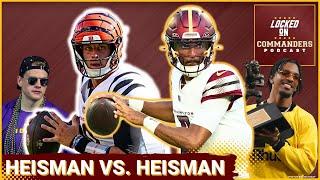 Previewing Commanders Jayden Daniels vs. Bengals and Fellow LSU Tigers Heisman Winner, Joe Burrow