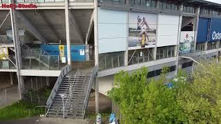 Das Ostseestadion in Rostock.Immer wieder ein Erlebnis.Rostock ist eben einfach nur schön.