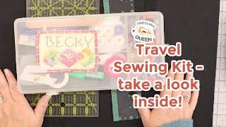 What's in my travel sewing kit