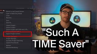 Export Project Archive | Amazing DaVinci Resolve Feature