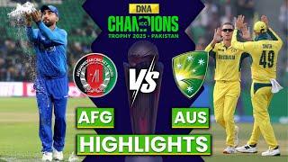 AFG Vs AUS Highlights: Afghanistan Vs Australia Match Highlights I Champions Trophy 2025 I Cricket