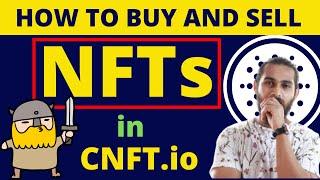 How to Buy and Sell Cardano NFTs on CNFT.io - step by step