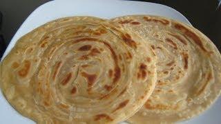 Laccha paratha (Multi-layered Indian flat bread)