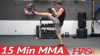 UFC TRAINING MMA WORKOUT - 15 Min MMA Training Conditioning Workouts w/ PRO Fight Coach Kozak