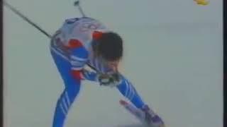 1998 02 08 Олимпийские игры Нагано лыжные гонки 15 км женщины  классический стиль